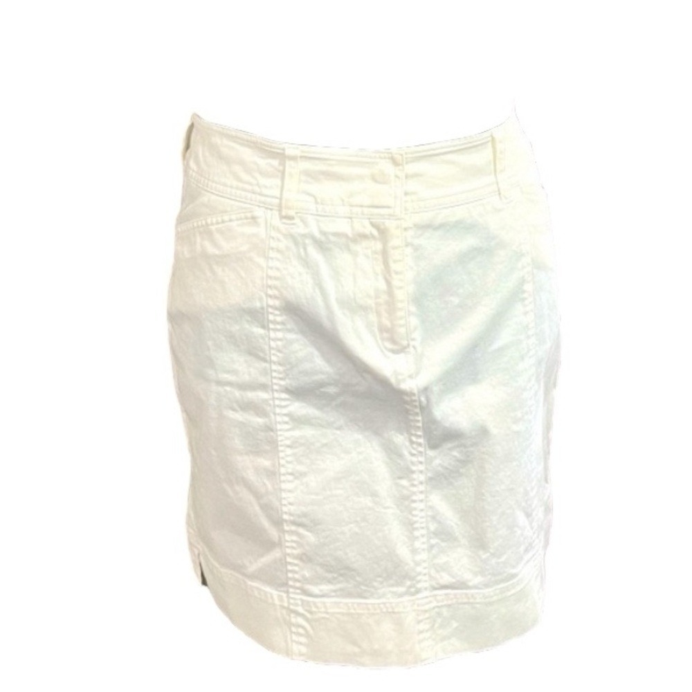 ⭐️ Jones New York Signature‎ White Skirt Size 12